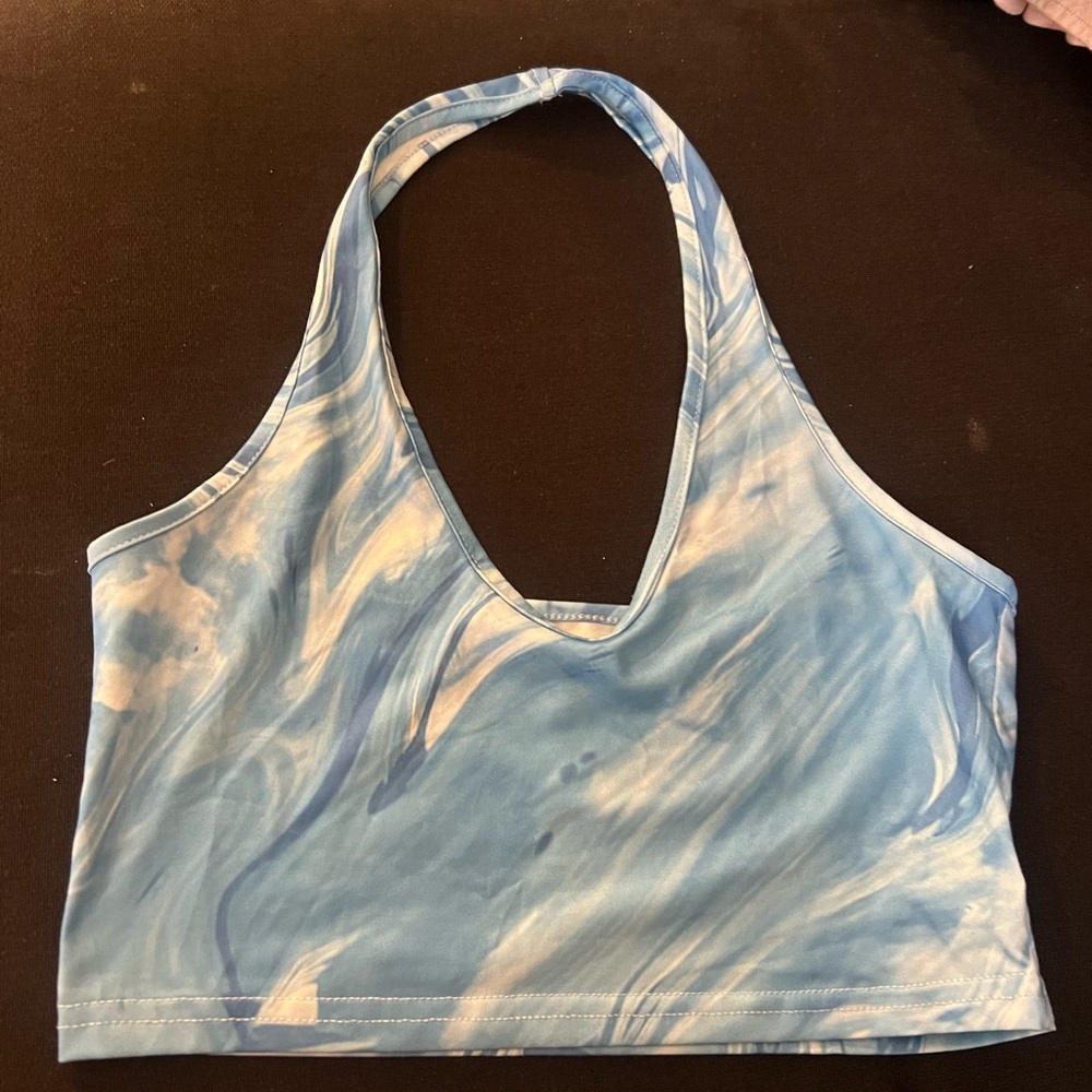 Shien Tie-Dye Halter Top